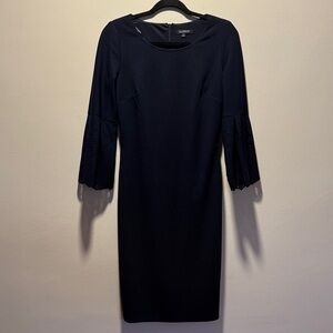 Midnight Blue Long Sleeve Dress